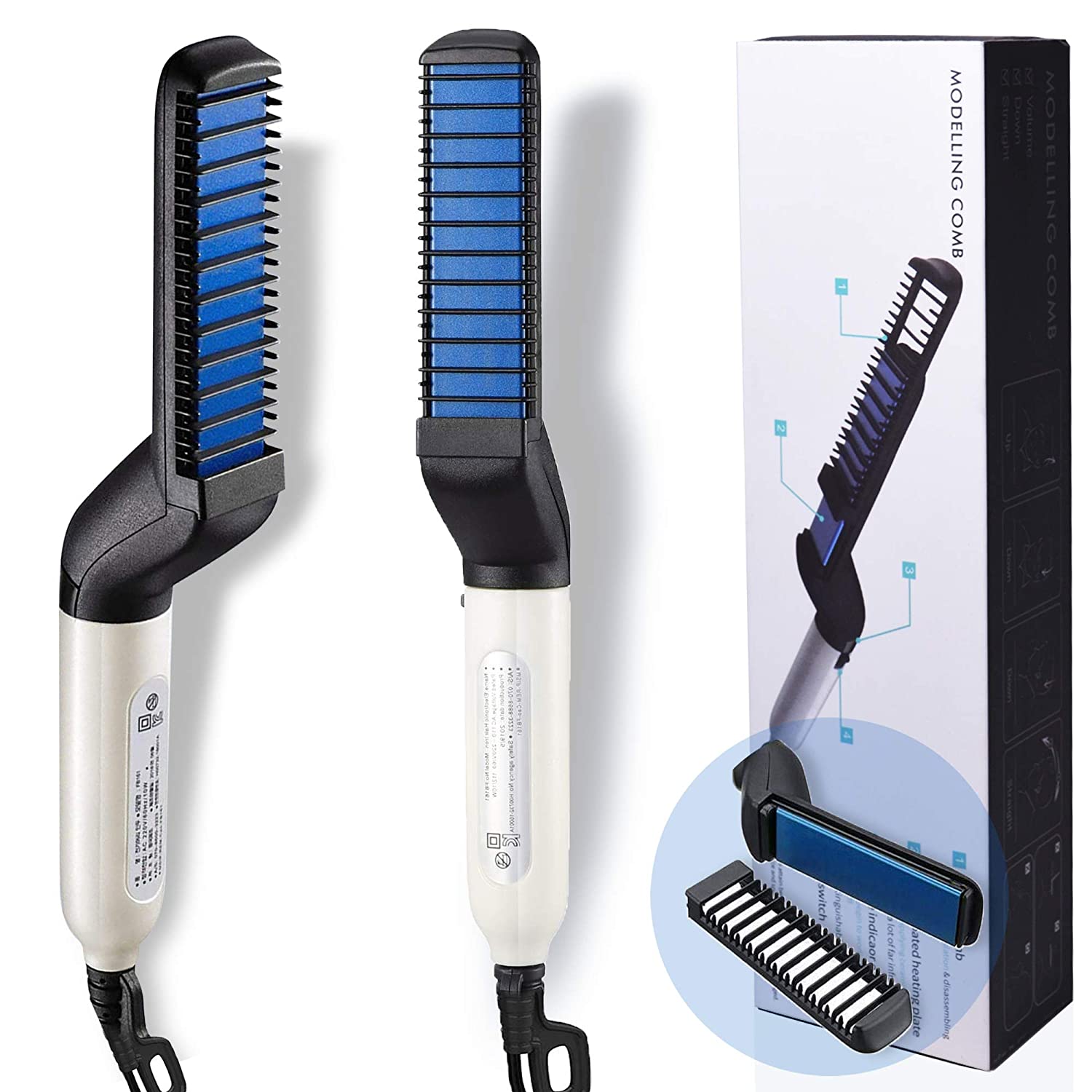 electric hair straightener comb